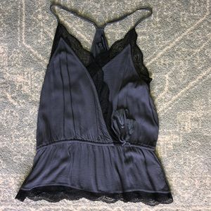 American Eagle Outfitters Blue/Black Tank Size M